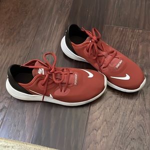 Burnt orange Nike sneakers